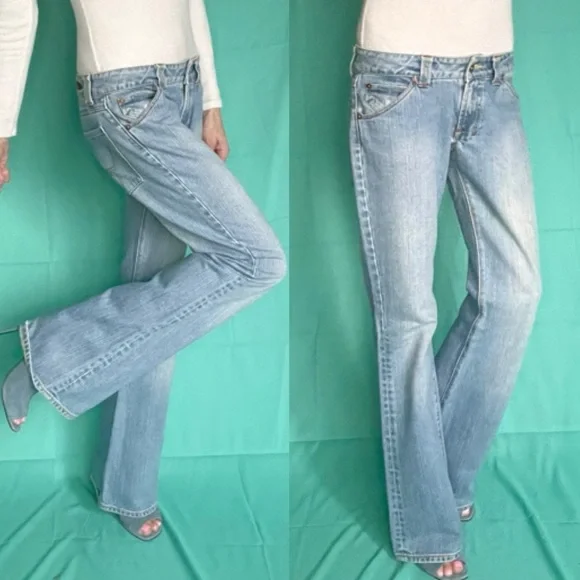 Reo Starr Flare vintage jeans Sz 27 - Picture 3 of 17